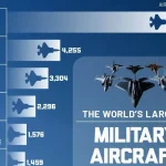 رتبه بندی قوی ترین نیروهای هوایی جهان در سال ۲۰۲۵ (+ اینفوگرافی)