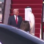 استقبال امیر قطر از ترامپ در دوحه