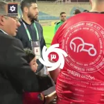 ببینید؛ مزاحمت برای دختر اسکوچیچ در مراسم اهدای جام