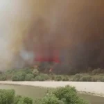 آتش‌سوزی گسترده در پارک ملی دز خوزستان