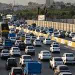 ترافیک سنگین در برخی از محورهای شمالی / گردوخاک محورهای جنوبی را در برگرفت